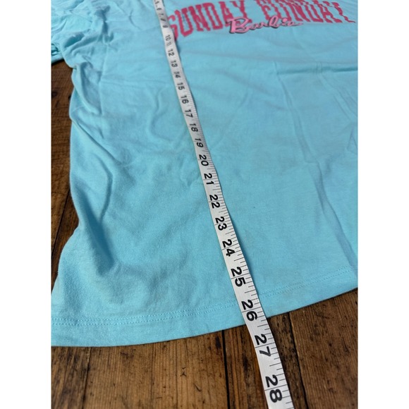 Barbie Sunday Funday‎ Aqua T Shirt Women's Large Mattel 2023 Graphic Tee - Picture 5 of 6
